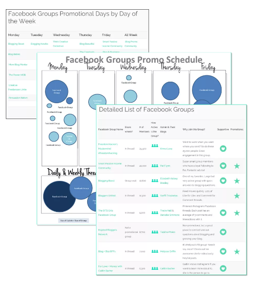 FB Group Promotion Schedule Lead Magnet