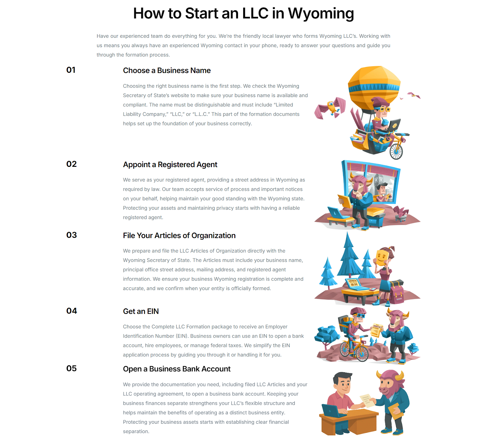 start in wyoming