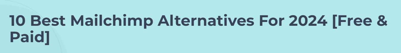 Post headline example