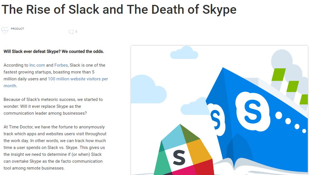 The Rise of Skype and the Death of Slack post